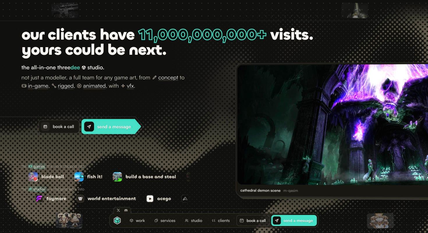 The bevel.team landing page